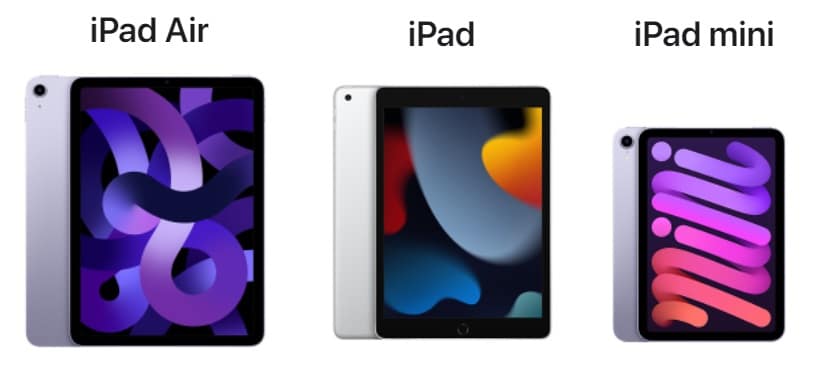 Apple iPad-Modelle